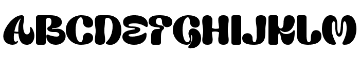 Gween Emory Regular Font UPPERCASE