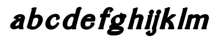 Gwenda TImes Bold Italic Font LOWERCASE