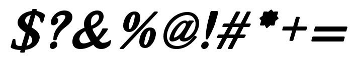 Gwenda TImes Medium Italic Font OTHER CHARS