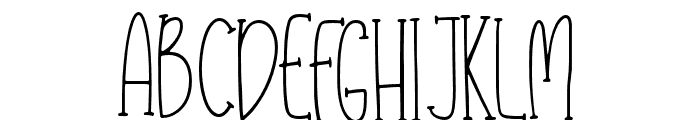 Gwiyomi-Regular Font UPPERCASE