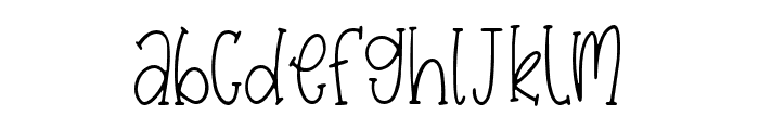 Gwiyomi-Regular Font LOWERCASE