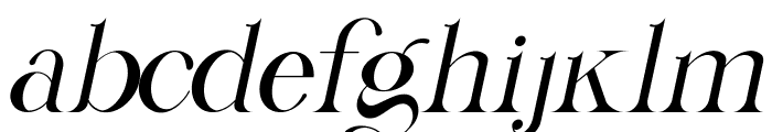 Gyahegi Italic Font LOWERCASE