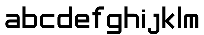 Gyande regular Font LOWERCASE