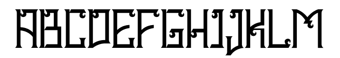 Gyldan Clean Font UPPERCASE