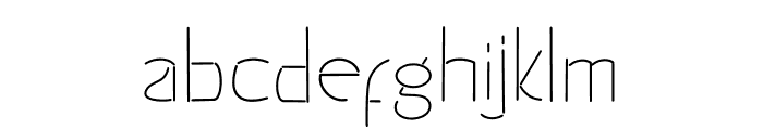 Gyo-Zaryo Font Font LOWERCASE