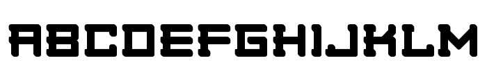 Gyrotrax-Round Font LOWERCASE