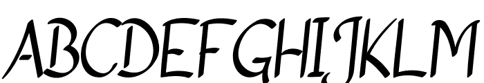 Gythar Regular Font UPPERCASE