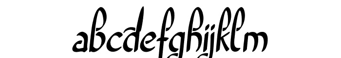 Gythar Regular Font LOWERCASE