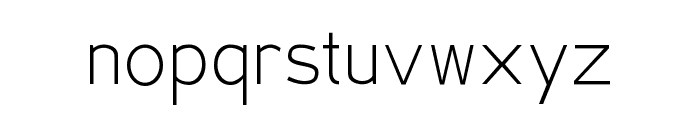 HA Luminoir Sans Oblique Light Font LOWERCASE