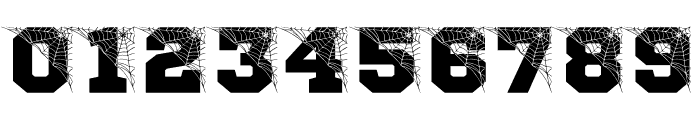 HALLOWEEN SPIDER WEB Font OTHER CHARS