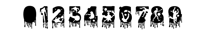 HALLOWEEN ZOMBIES Font OTHER CHARS