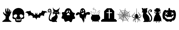 HALLOWEENS Font UPPERCASE