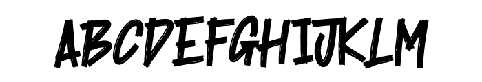 HAMER BATTLE Font LOWERCASE