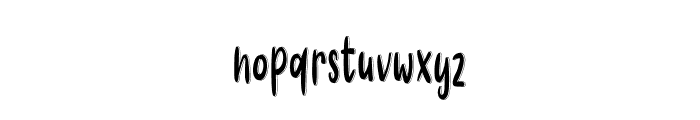 HAND FOR DRAWING Font LOWERCASE