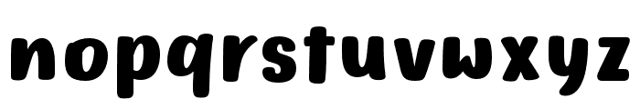 HANDYWRITTEN Black Font LOWERCASE