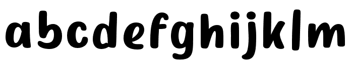 HANDYWRITTEN Bold Font LOWERCASE