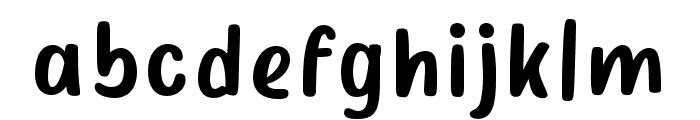 HANDYWRITTEN Medium Font LOWERCASE