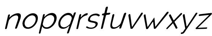 HECTA-Italic Font LOWERCASE