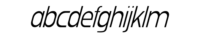 HELLIOSES Light Italic Font LOWERCASE