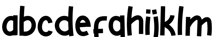 HELLO GIRAFFE Font LOWERCASE