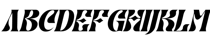 HEMAN Italic Font LOWERCASE