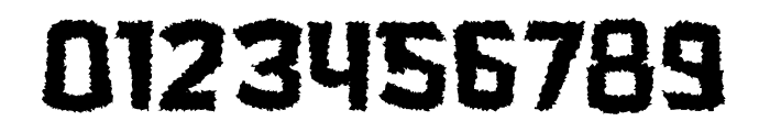 HERLOIT-Distord Font OTHER CHARS