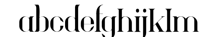 HEVALINE Font LOWERCASE