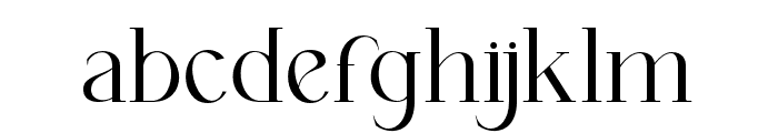 HEVERLY-Regular Font LOWERCASE