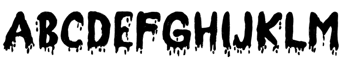 HEY BLOOD Font UPPERCASE
