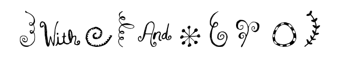 HG-Threadbear-doodles Font OTHER CHARS