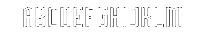 HIGH CONSEQUENCES-Hollow Font UPPERCASE