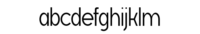 HIKREN Light Font LOWERCASE