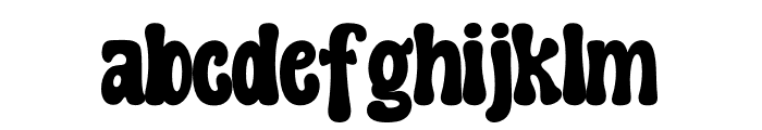 HIPPIE GROOVY Font LOWERCASE