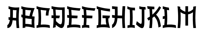 HIZASHI Font LOWERCASE
