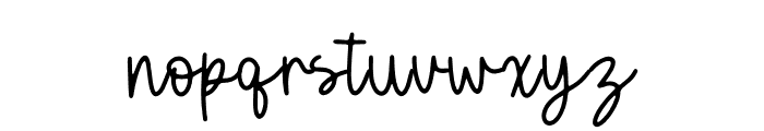 HM Flowers Font LOWERCASE