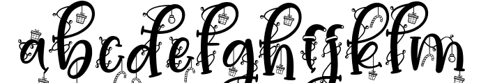 HOLIDAY SNOW 2 Font LOWERCASE