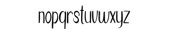 HOLLIWING Font LOWERCASE