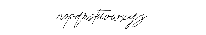 HOLLY SIGNATURE Font LOWERCASE