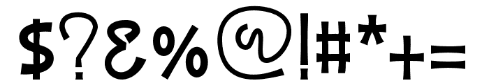 HOLLYWORST-Regular Font OTHER CHARS