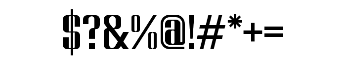 HOLOGRAM - Display Serif Font OTHER CHARS
