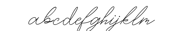 HT Velvet Whisper Script Font LOWERCASE