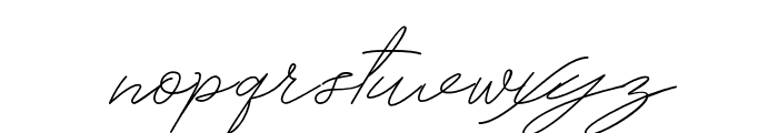 HT Velvet Whisper Script Font LOWERCASE