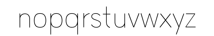 HU Wind Sans Greek ExtraLight Font LOWERCASE