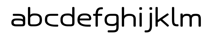 HUBiground Light Font LOWERCASE