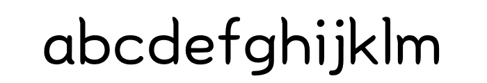 HUHandserif Regular Font LOWERCASE