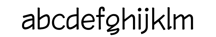 HUHandwrite Regular Font LOWERCASE