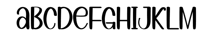HUMBLE CHEERFUL Font LOWERCASE
