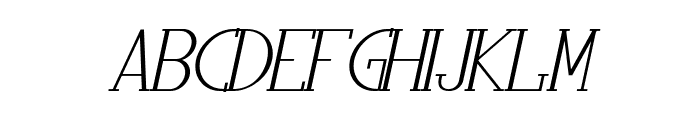HUNTSVILLE Bold Italic Font UPPERCASE