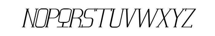 HUNTSVILLE Bold Italic Font LOWERCASE