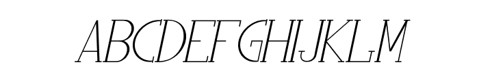 HUNTSVILLE Italic Font LOWERCASE